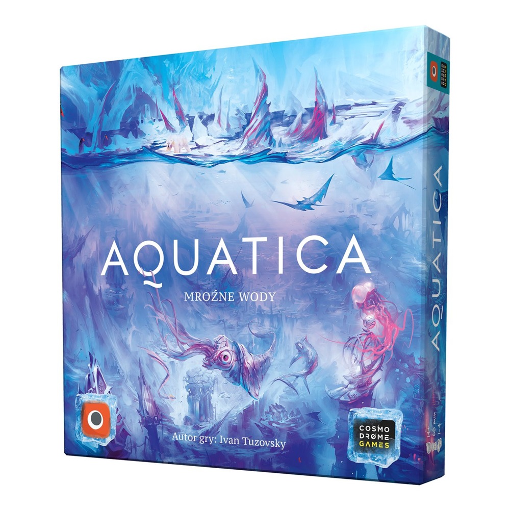 Okładka dodatku Mroźne wody do gry planszowej Aquatica